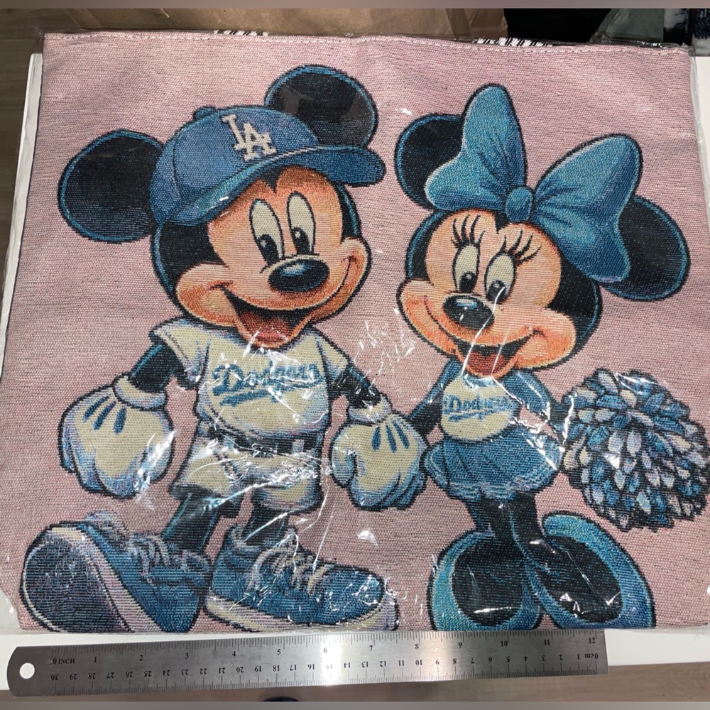 Mickey & Minnie Dodgers tote bag